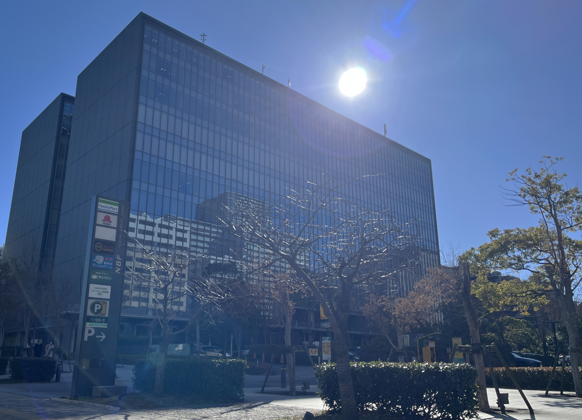 こんなところに??という湾岸エリアのオフィスビルにすまラボが!!