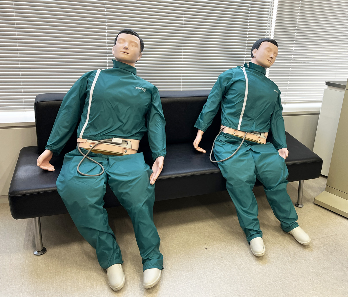 こちらが実際の講習用マネキンです
                  