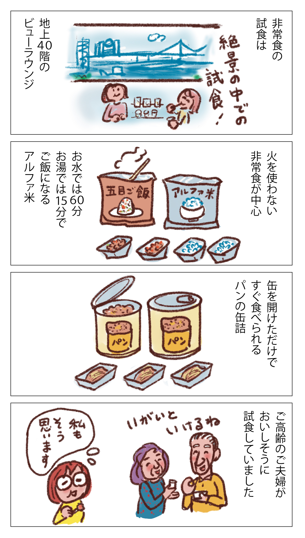 非常食で、新たなおいしさ発見！